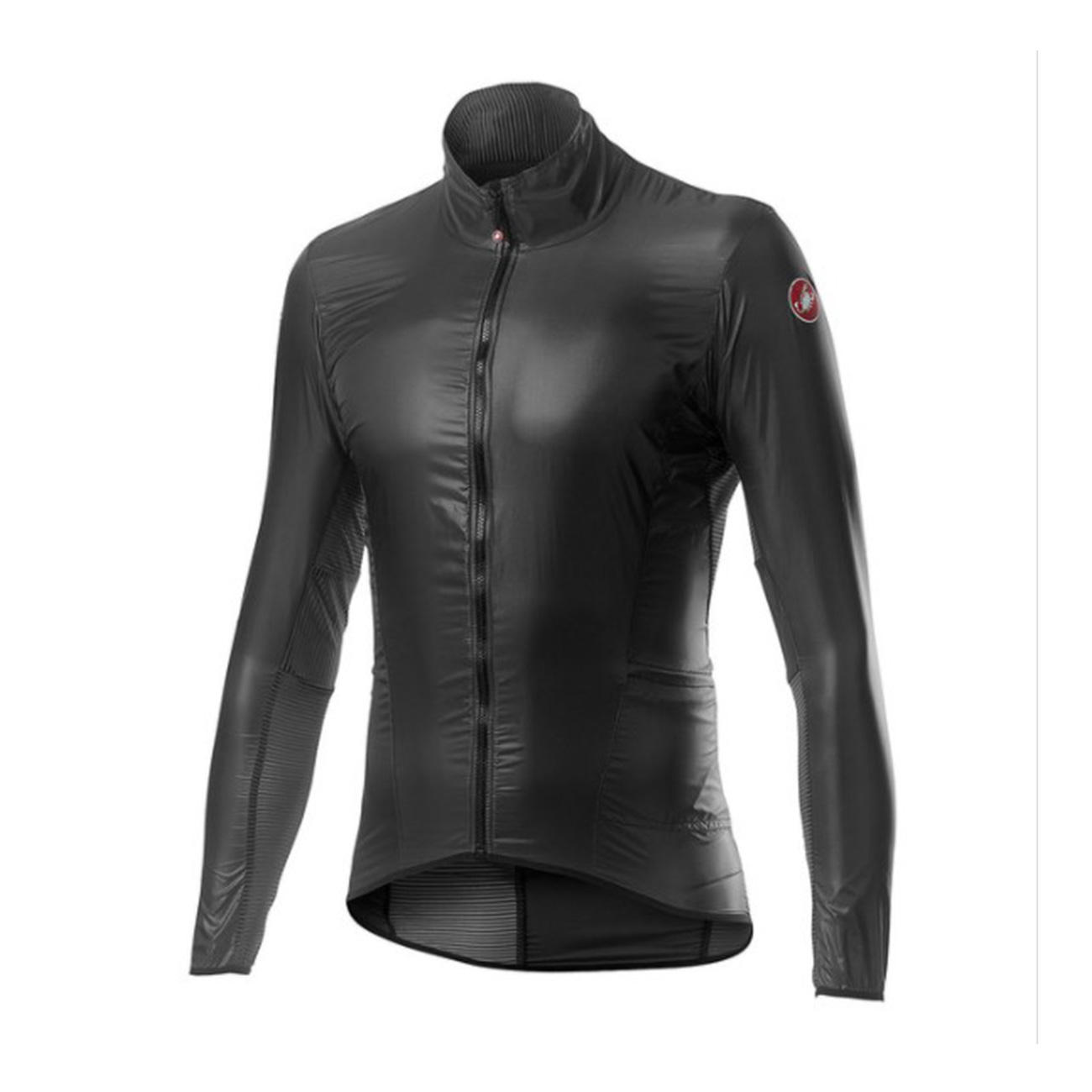 CASTELLI Cyklistická vetruodolná bunda - ARIA SHELL - šedá