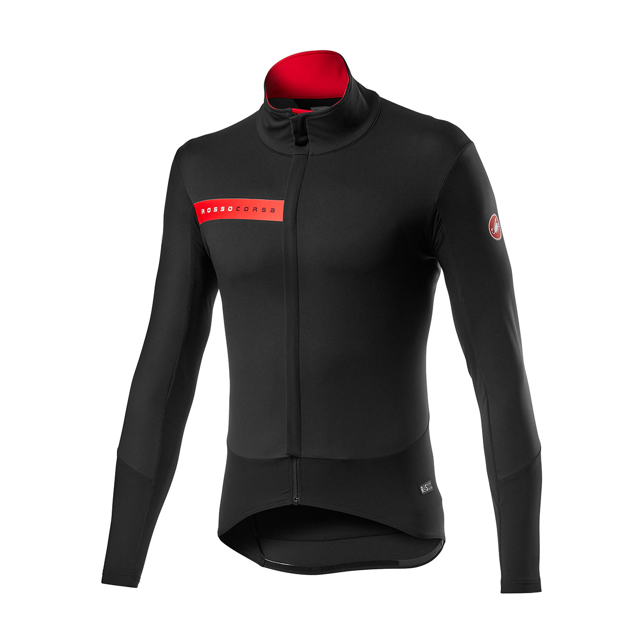 CASTELLI Cyklistická zateplená bunda - BETA RoS - čierna