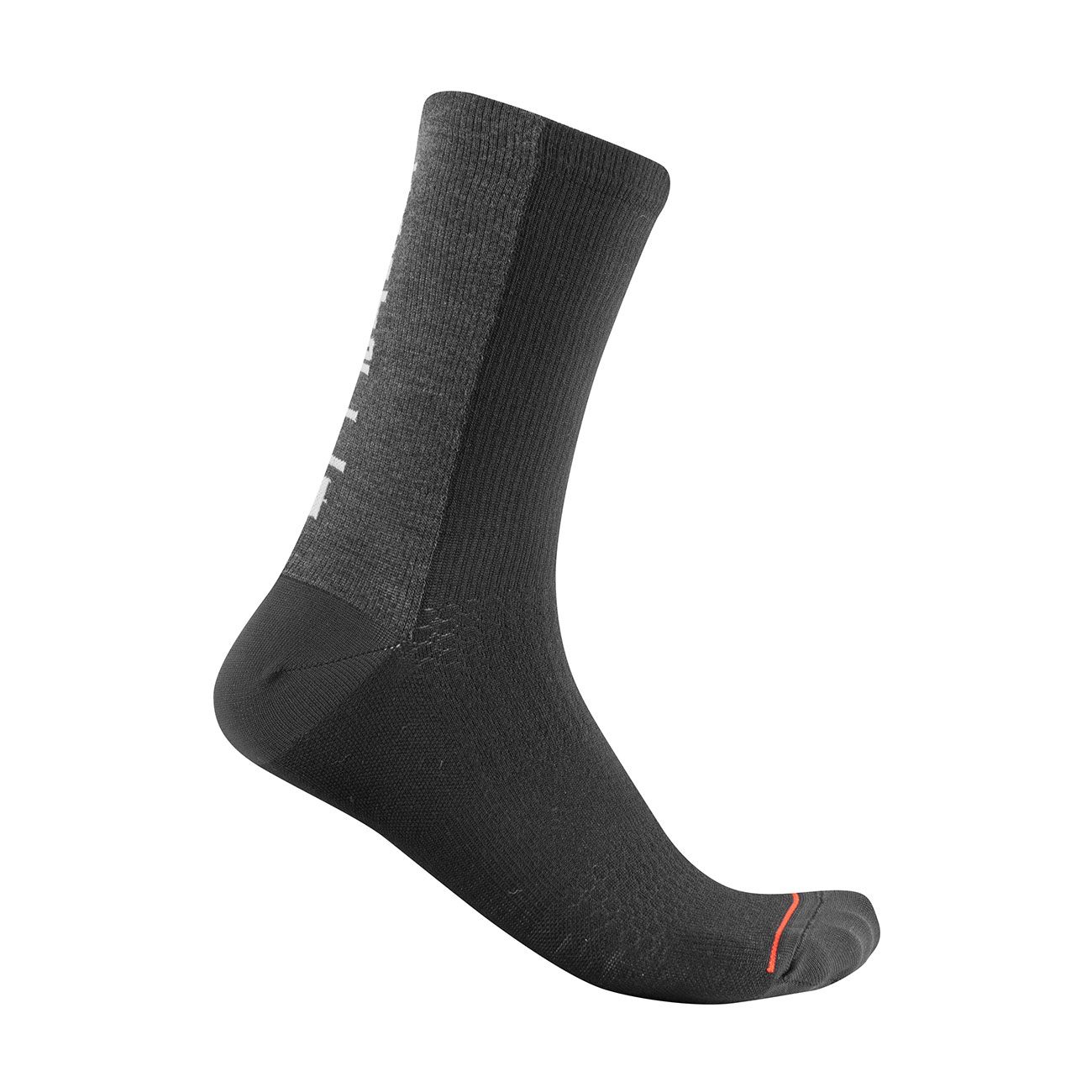 
                CASTELLI Cyklistické ponožky klasické - BANDITO WOOL 18 - čierna S-M
            