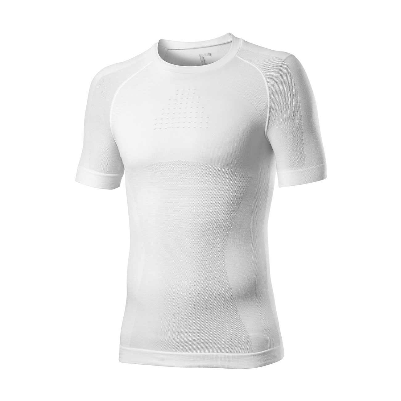 CASTELLI Cyklistické tričko s krátkym rukávom - CORE SEAMLESS - biela