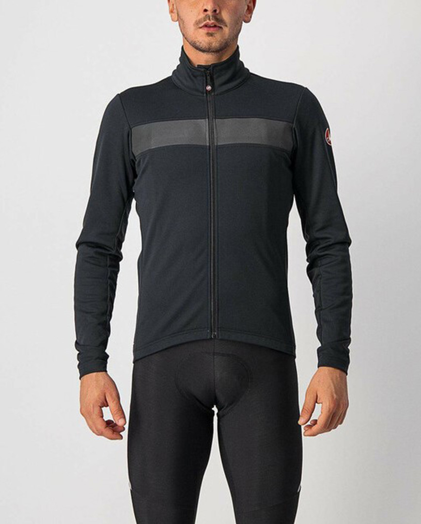 CASTELLI Cyklistická zateplená bunda - RADOPPIA 3 - čierna M
