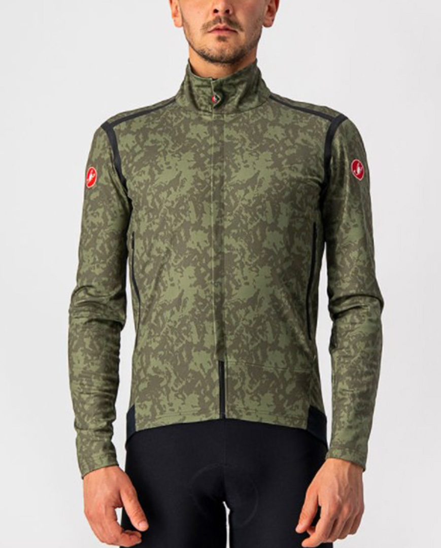 
                CASTELLI Cyklistická zateplená bunda - PERFETTO ROS UNLIMTD - zelená
            
