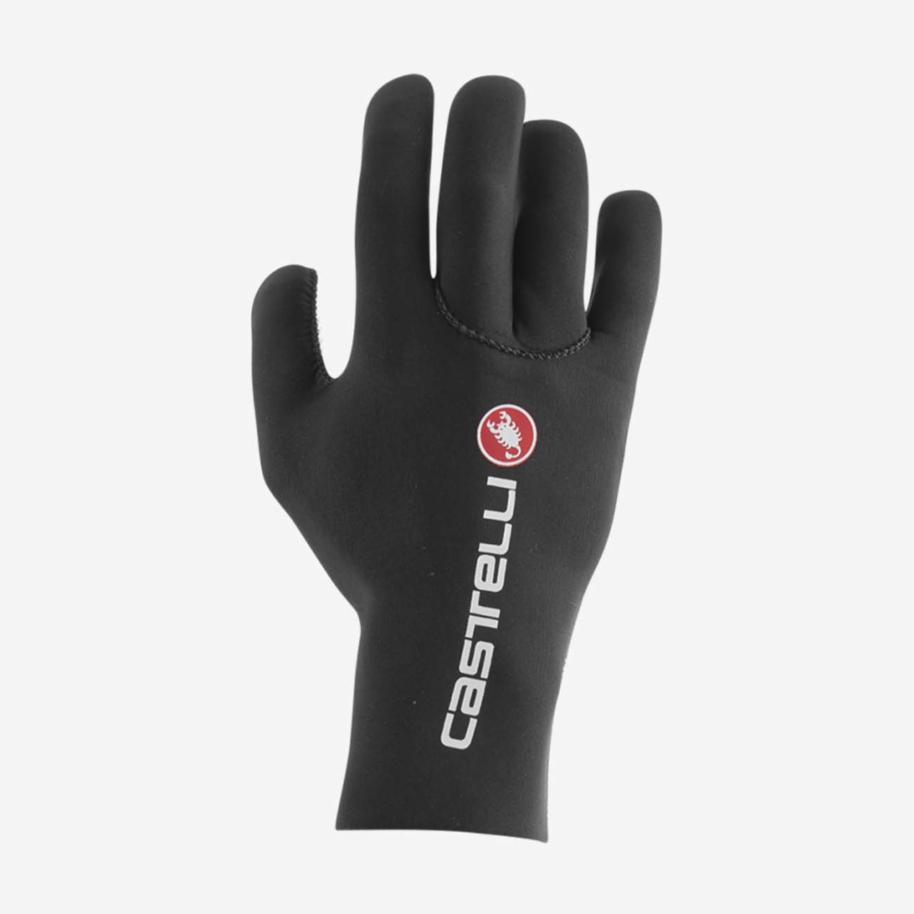 
                CASTELLI Cyklistické rukavice dlhoprsté - DILUVIO C - čierna 2XL
            