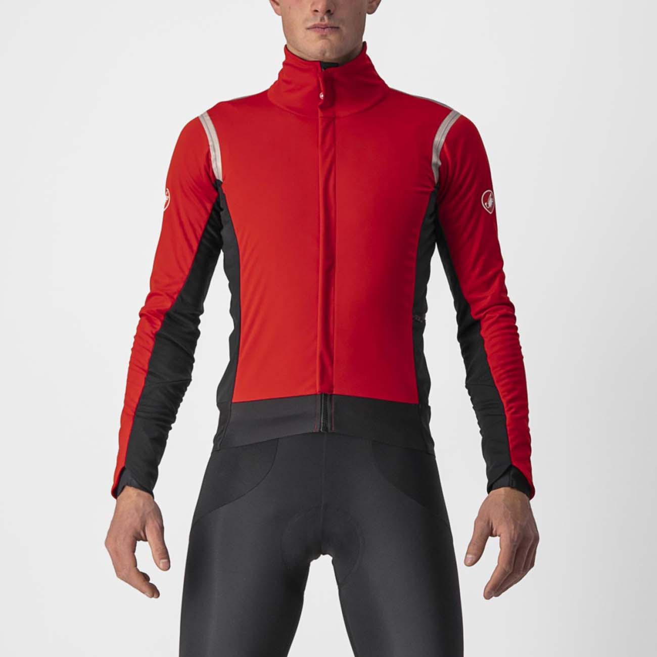 
                CASTELLI Cyklistická zateplená bunda - ALPHA RoS 2 - červená 2XL
            