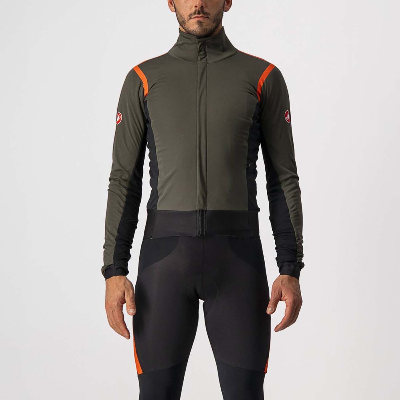 
                CASTELLI Cyklistická zateplená bunda - ALPHA RoS 2 - zelená 3XL
            