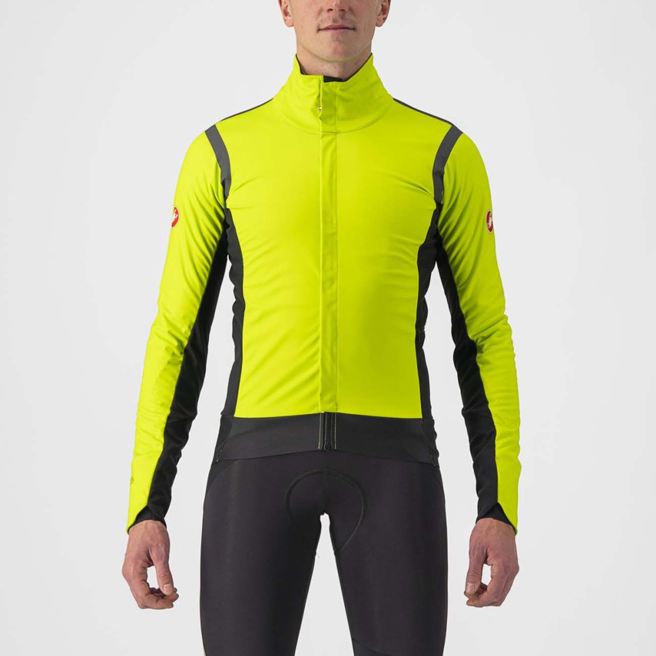 
                CASTELLI Cyklistická zateplená bunda - ALPHA RoS 2 - žltá M
            