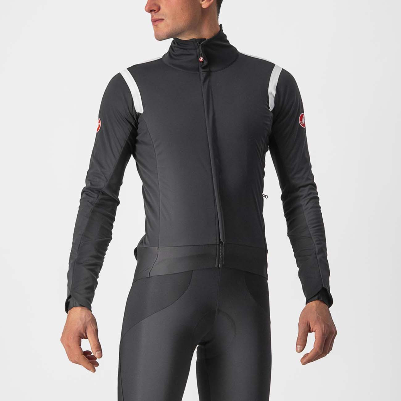 
                CASTELLI Cyklistická zateplená bunda - ALPHA RoS 2 - antracitová 2XL
            