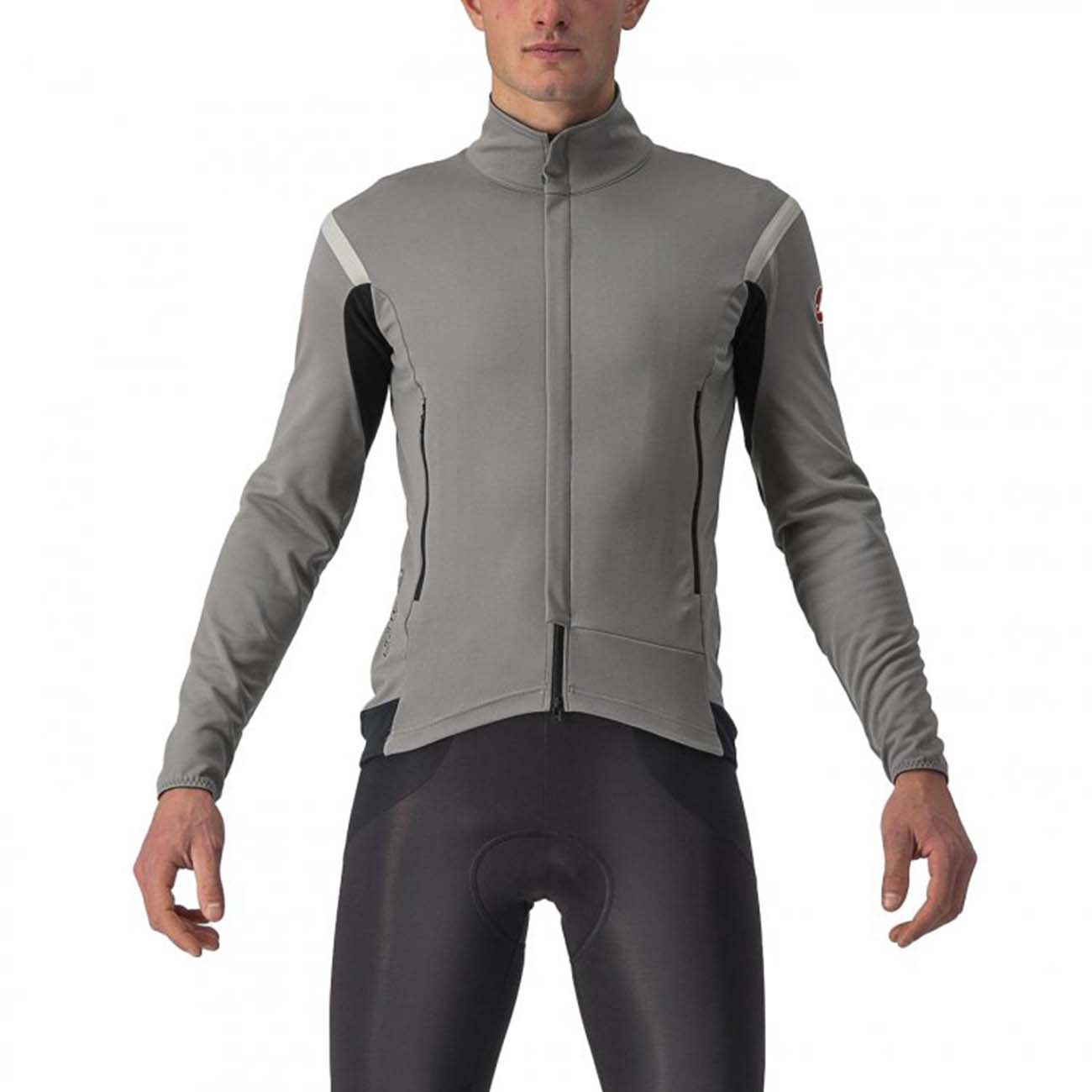 
                CASTELLI Cyklistická zateplená bunda - PERFETTO ROS 2 CONV. - šedá 2XL
            