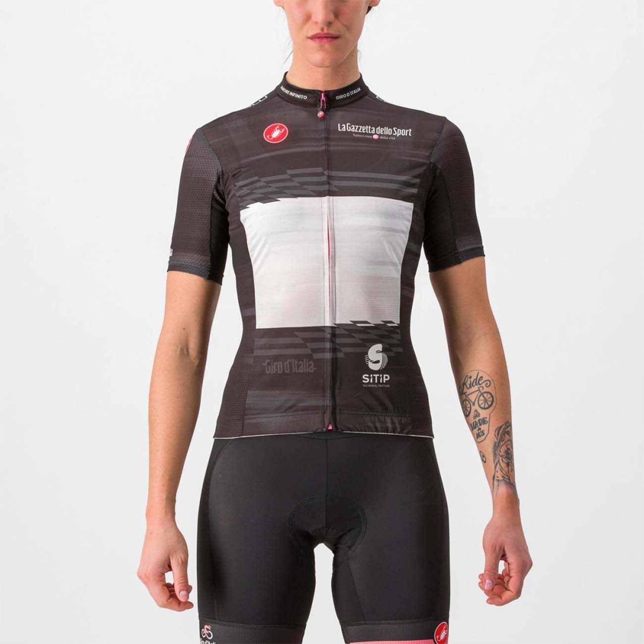 
                CASTELLI Cyklistický dres s krátkym rukávom - GIRO D\'ITALIA 2023 W - čierna XL
            