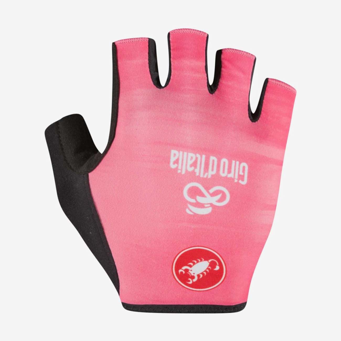 CASTELLI Cyklistické rukavice krátkoprsté - GIRO - ružová S