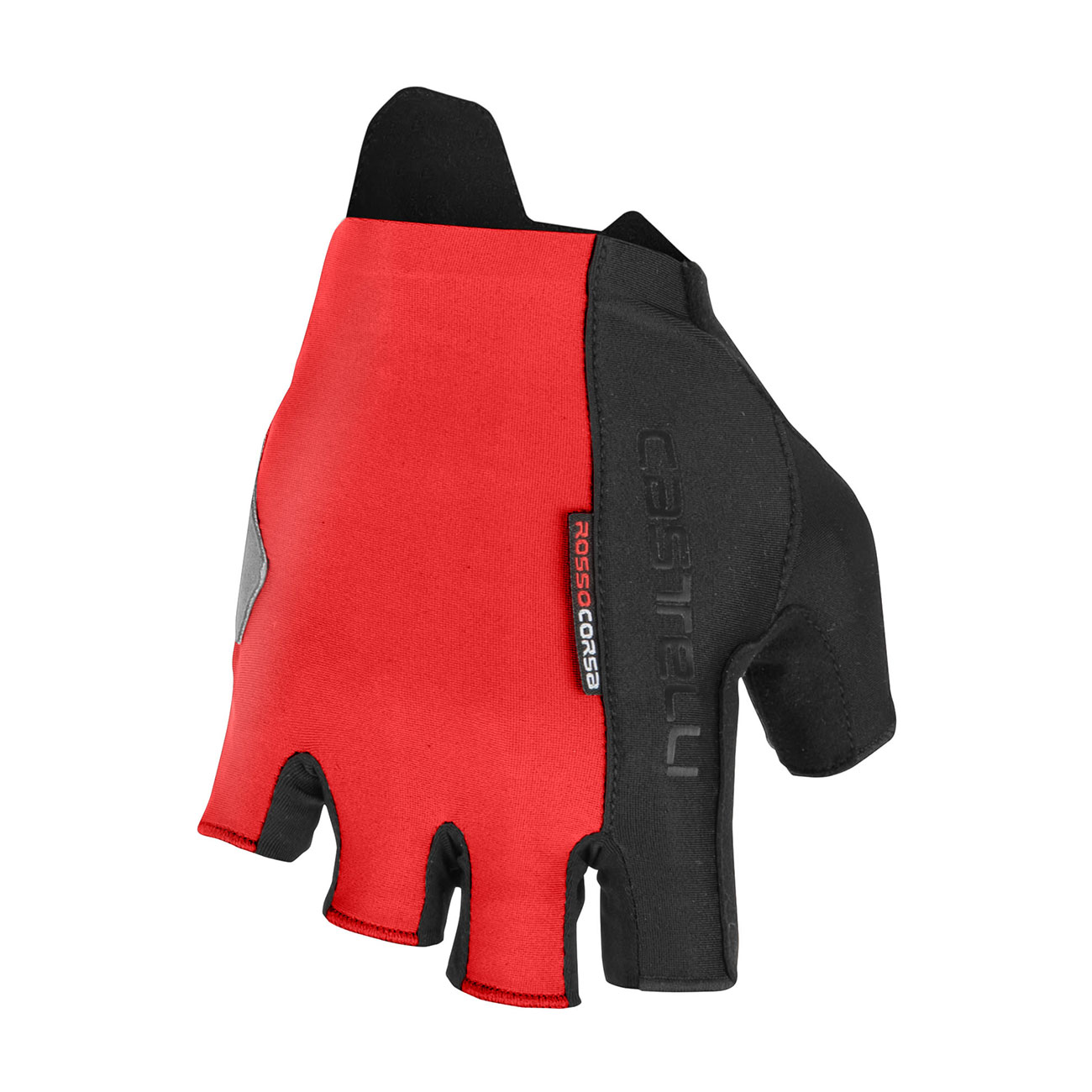 
                CASTELLI Cyklistické rukavice krátkoprsté - ROSSO CORSA ESPRESSO - červená/čierna
            