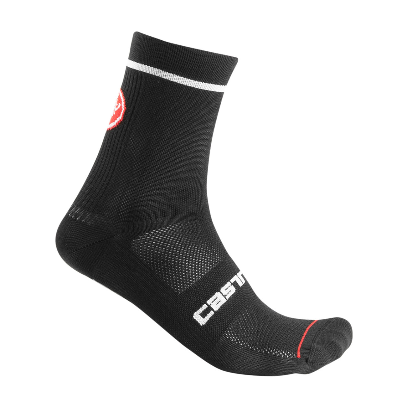 
                CASTELLI Cyklistické ponožky klasické - ENTRATA 13 - čierna L-XL
            