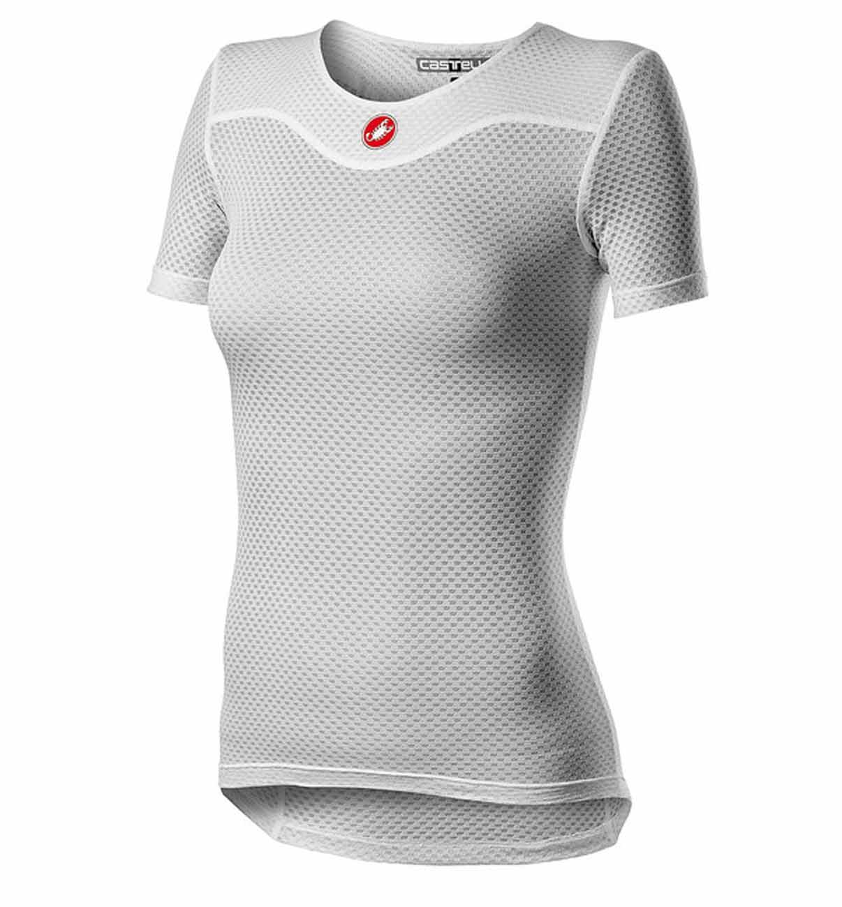 
                CASTELLI Cyklistické tričko s krátkym rukávom - PRO ISSUE 2 LADY - biela XL
            