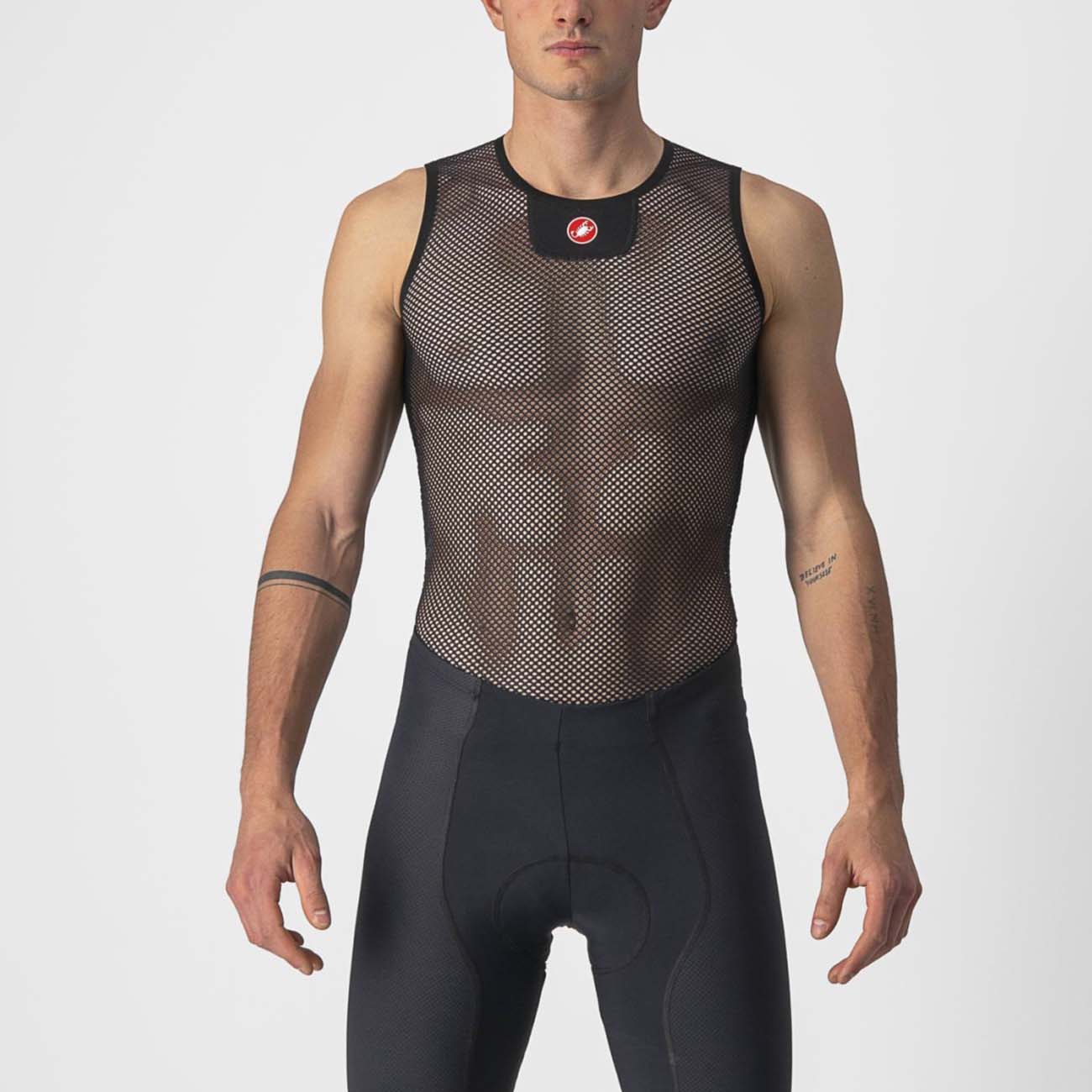 
                CASTELLI Cyklistické tričko bez rukávov - CORE MESH 3 - čierna L-XL
            