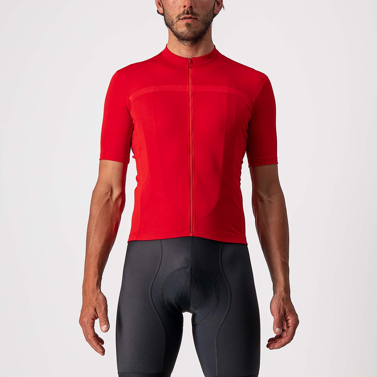 
                CASTELLI Cyklistický dres s krátkym rukávom - CLASSIFICA - červená
            