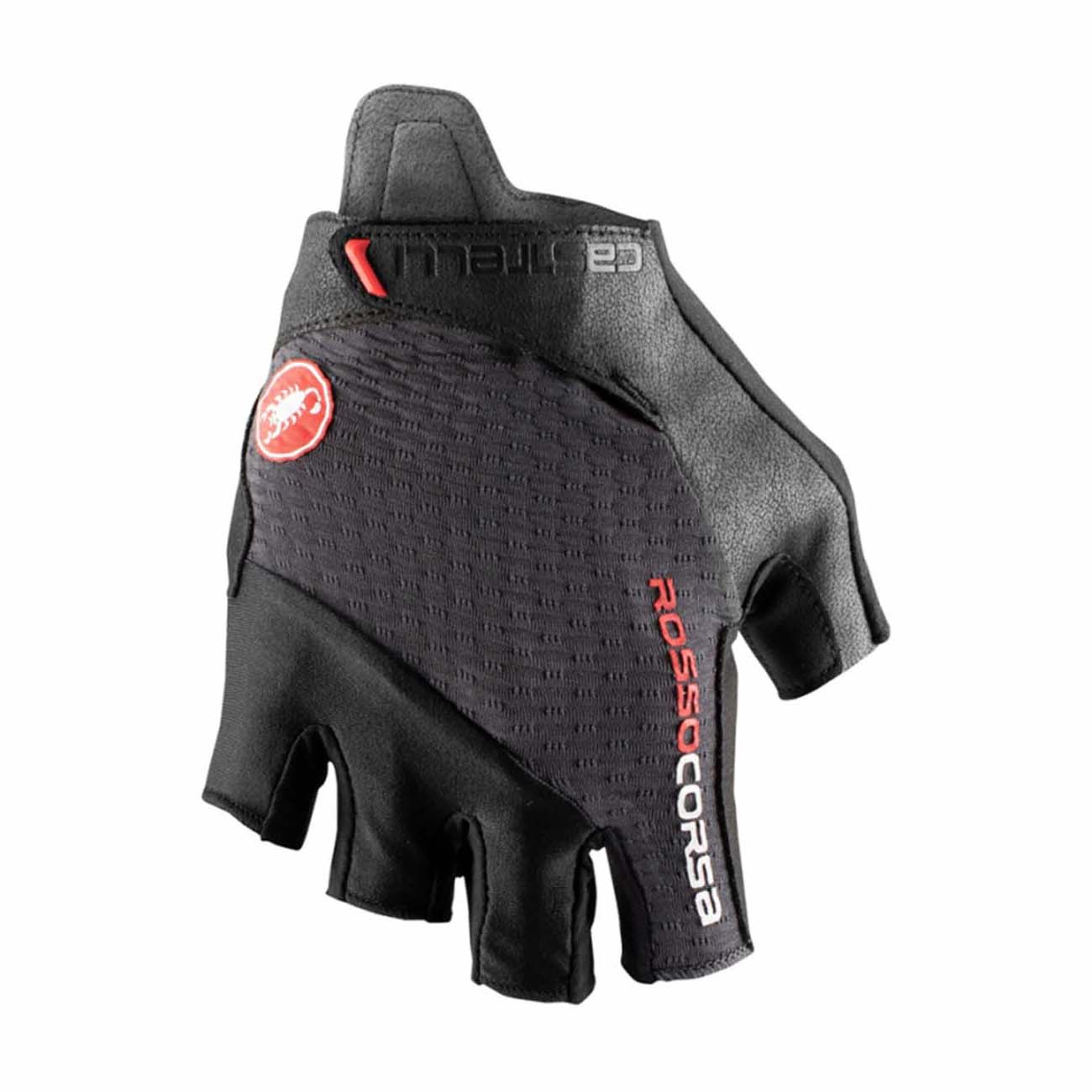 
                CASTELLI Cyklistické rukavice krátkoprsté - ROSSO CORSA PRO V - šedá 2XL
            