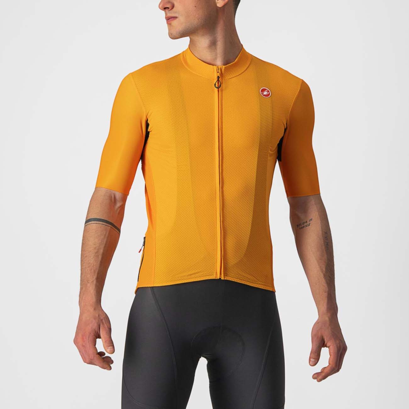 
                CASTELLI Cyklistický dres s krátkym rukávom - ENDURANCE ELITE - oranžová 3XL
            