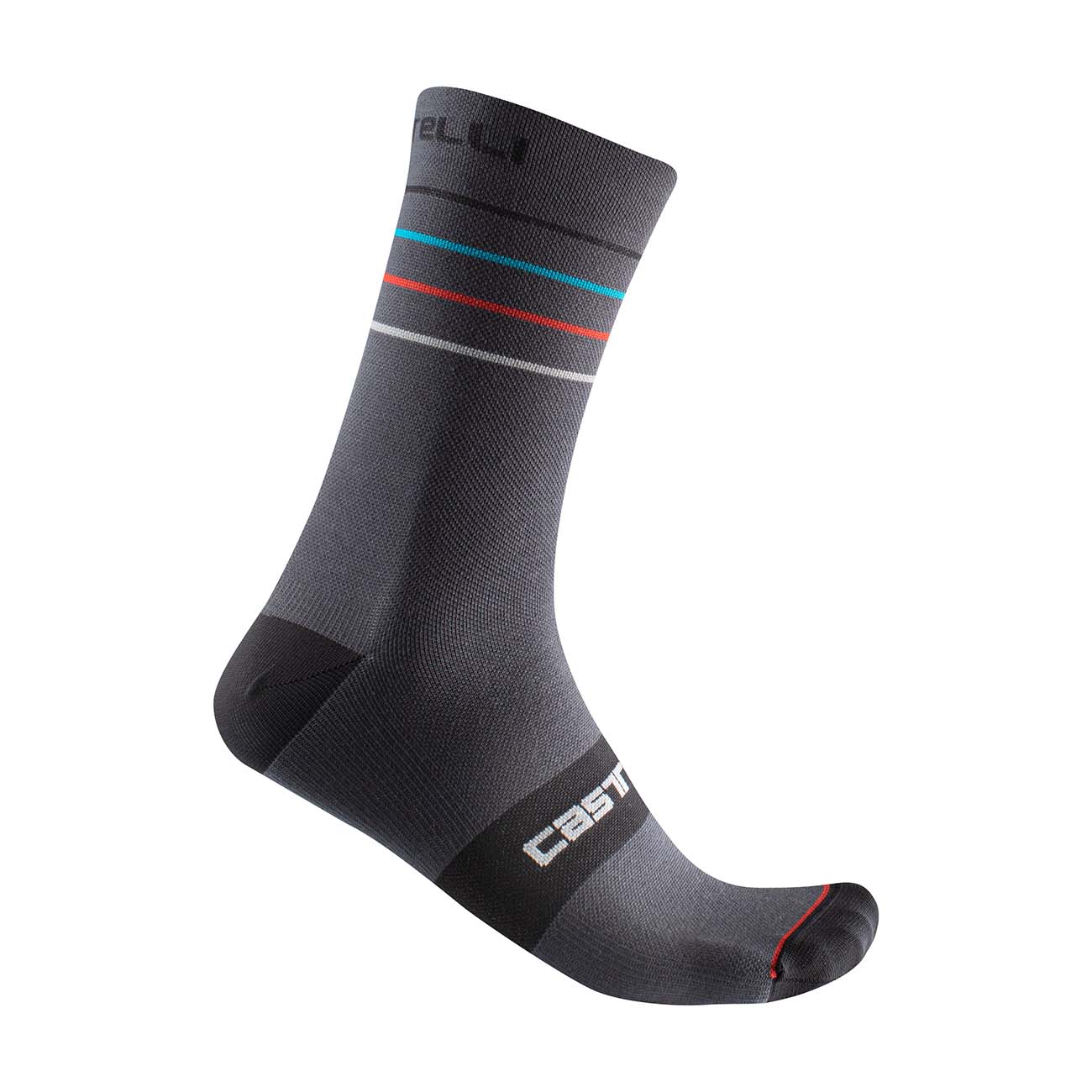 
                CASTELLI Cyklistické ponožky klasické - ENDURANCE 15 - šedá S-M
            