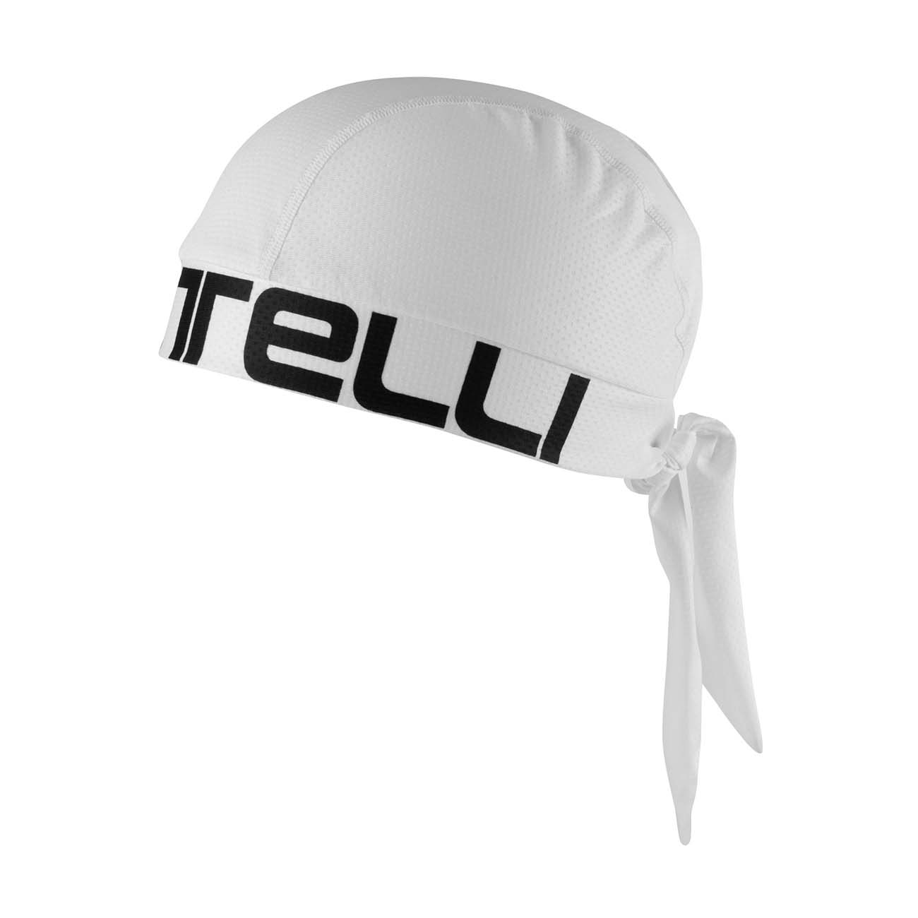CASTELLI Cyklistická bandana - bandana - biela UNI