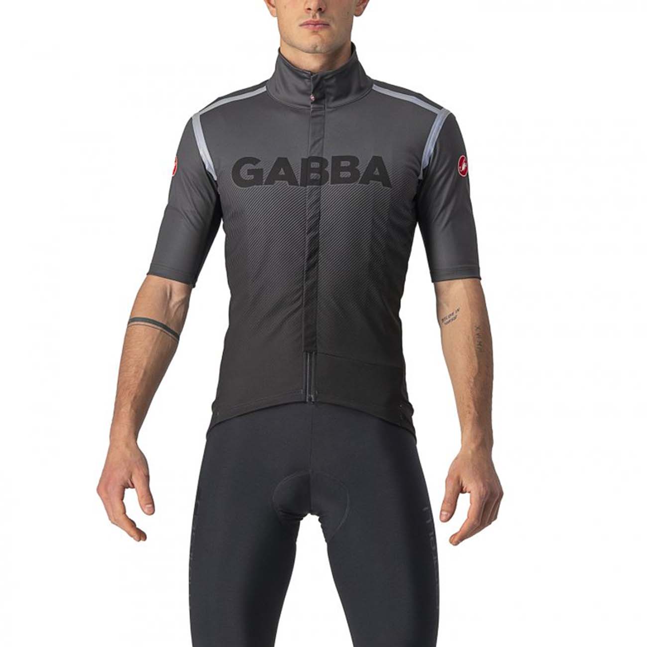 
                CASTELLI Cyklistický dres s krátkym rukávom - GABBA ROS SPECIAL - šedá XL
            