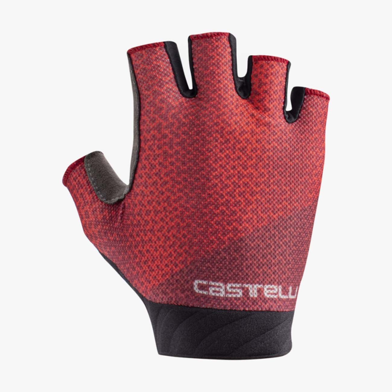 
                CASTELLI Cyklistické rukavice krátkoprsté - ROUBAIX GEL 2 LADY - bordová S
            