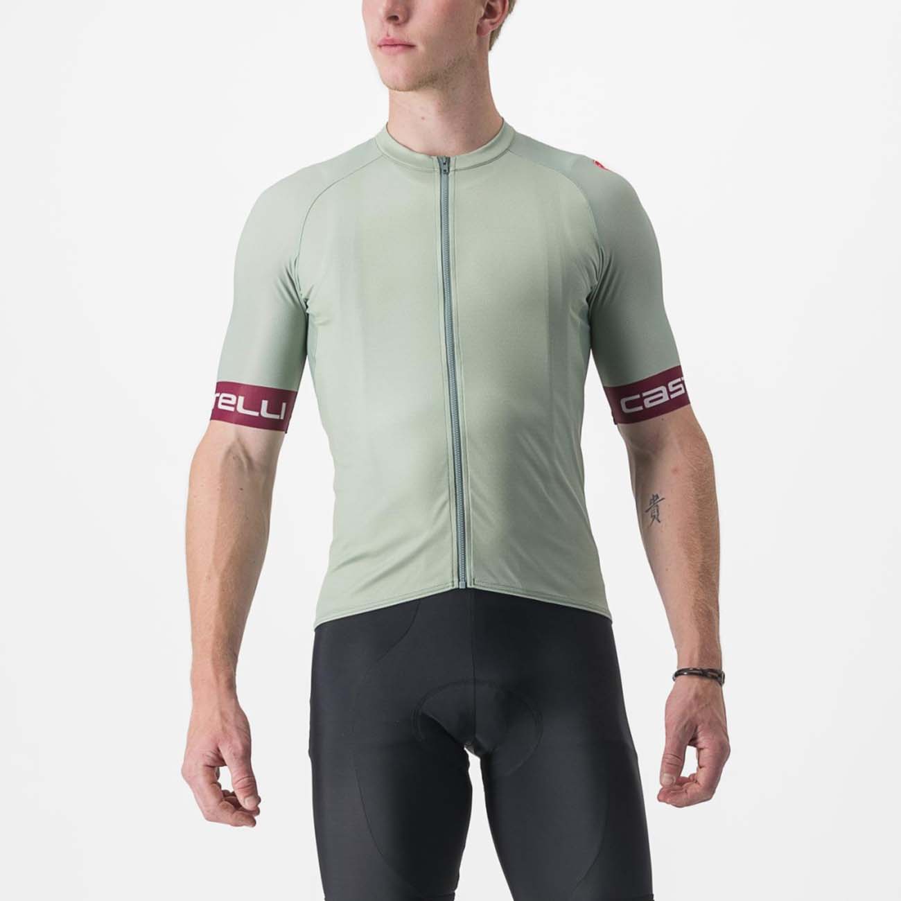 
                CASTELLI Cyklistický dres s krátkym rukávom - ENTRATA VI - zelená XL
            