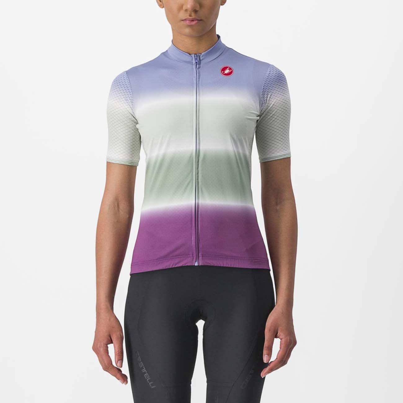
                CASTELLI Cyklistický dres s krátkym rukávom - DOLCE LADY - fialová S
            