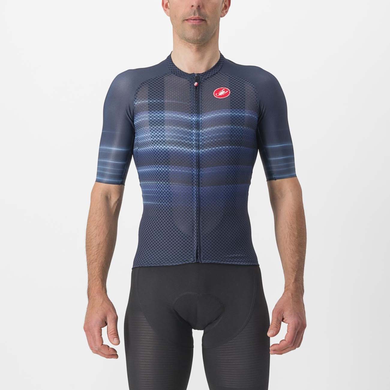 
                CASTELLI Cyklistický dres s krátkym rukávom - CLIMBER\'S 3.0 - modrá
            