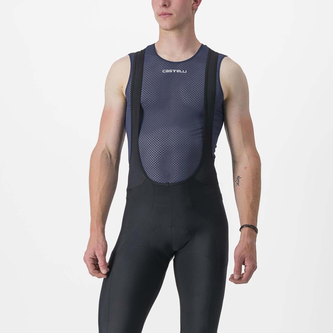 CASTELLI Cyklistické tričko bez rukávov - PRO MESH 2.0 - modrá