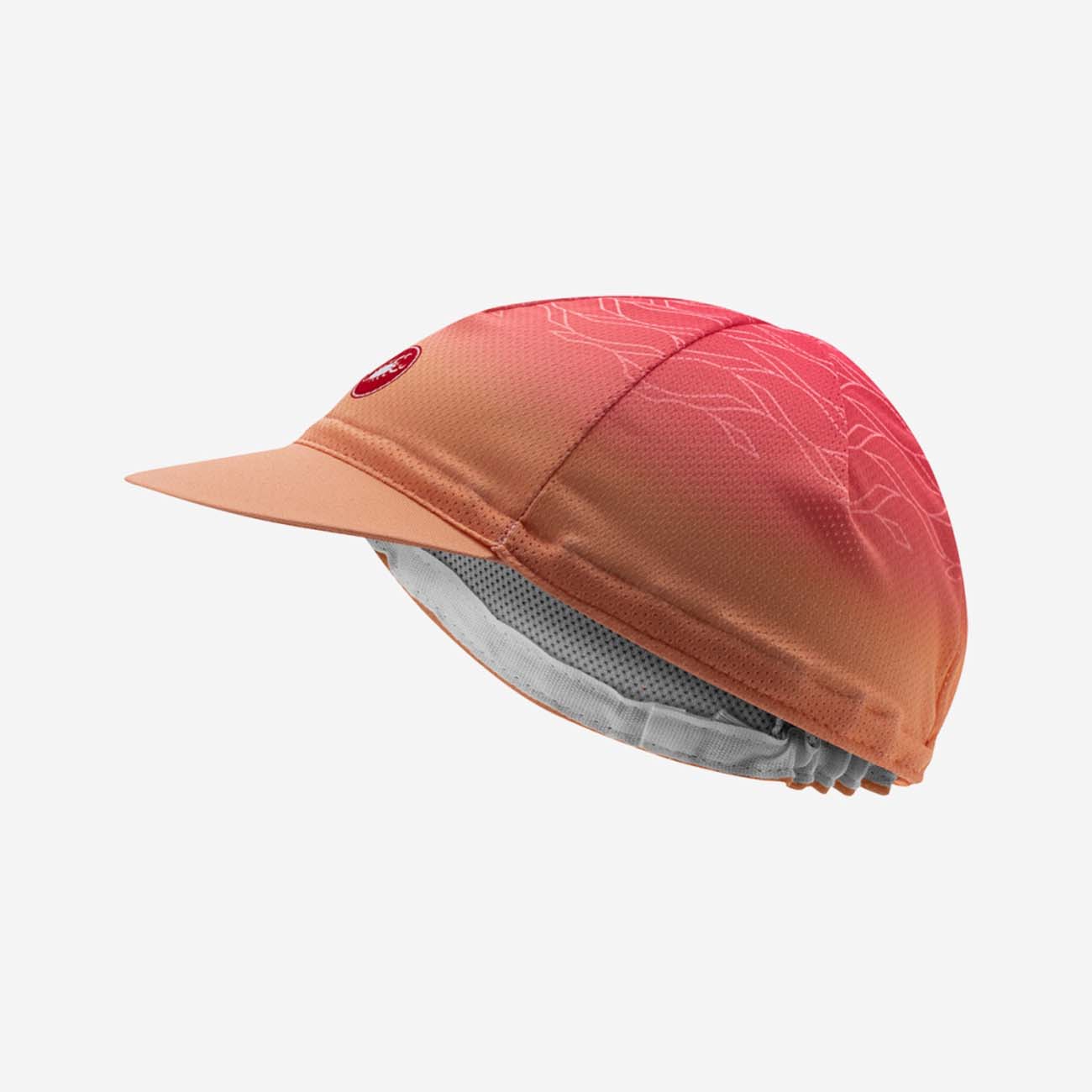 
                CASTELLI Cyklistická čiapka - CLIMBER\'S 2 - oranžová/ružová UNI
            