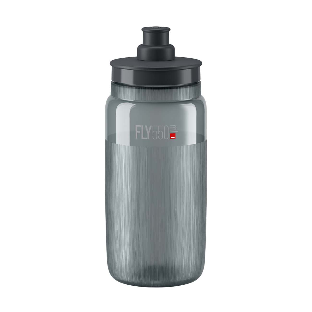 E-shop ELITE Cyklistická fľaša na vodu - FLY TEX 550 ml - šedá
