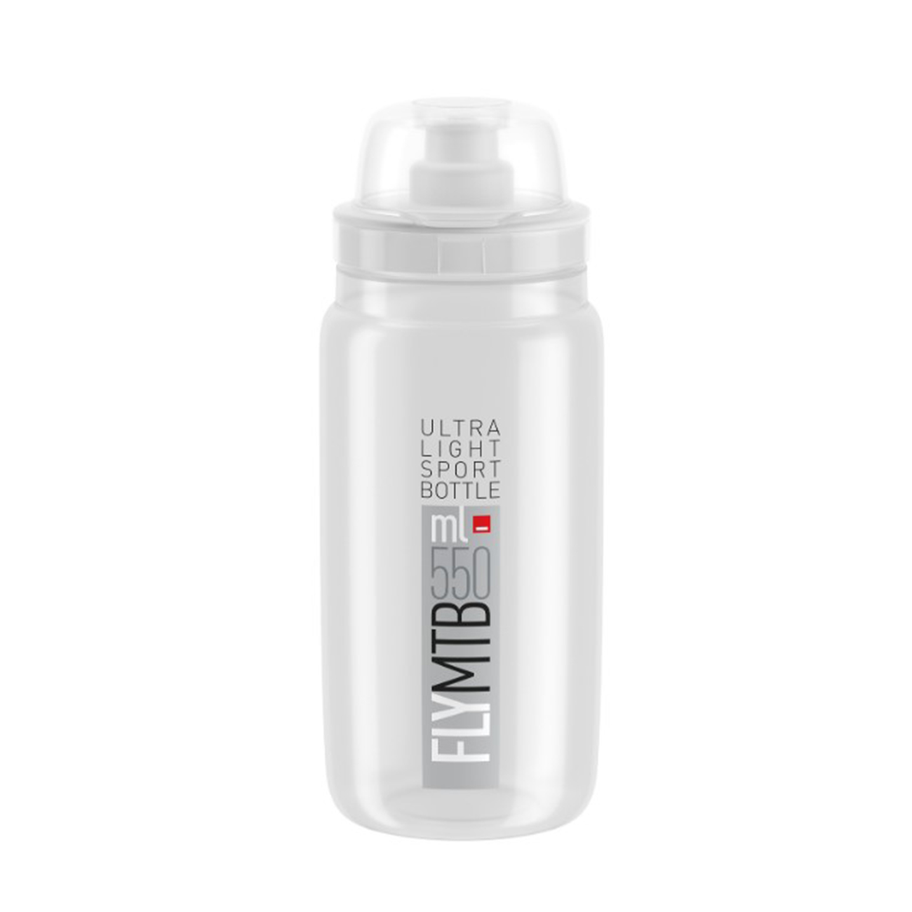 E-shop ELITE Cyklistická fľaša na vodu - FLY MTB 550 ml - transparentná