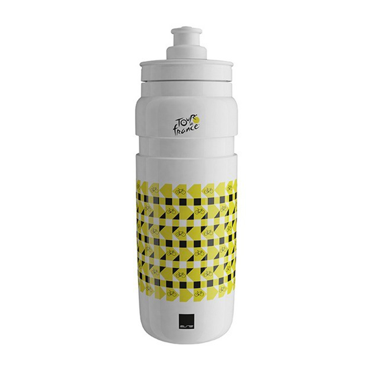 E-shop ELITE Cyklistická fľaša na vodu - FLY TDF 750ml - žltá/biela