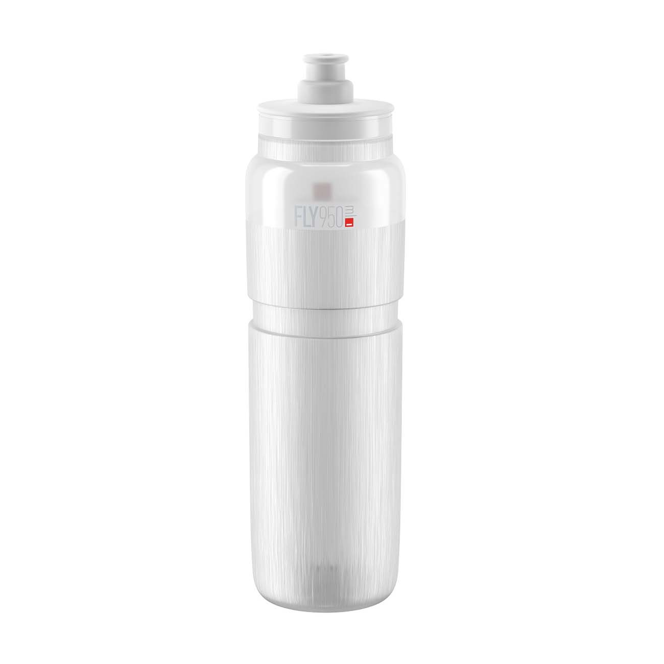 
                ELITE Cyklistická fľaša na vodu - FLY TEX 950 ml - transparentná
            