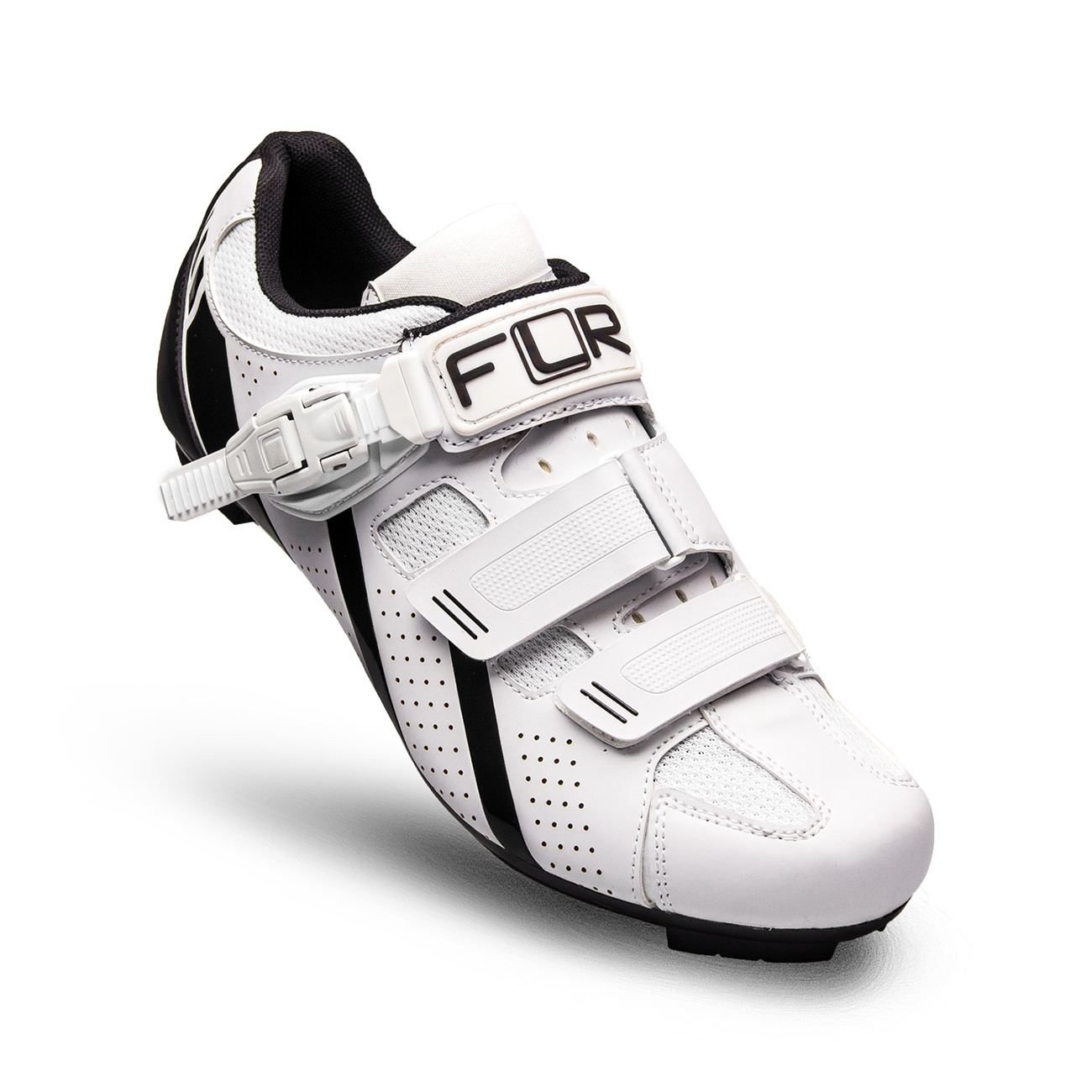 FLR Cyklistické tretry - F15 - čierna/biela