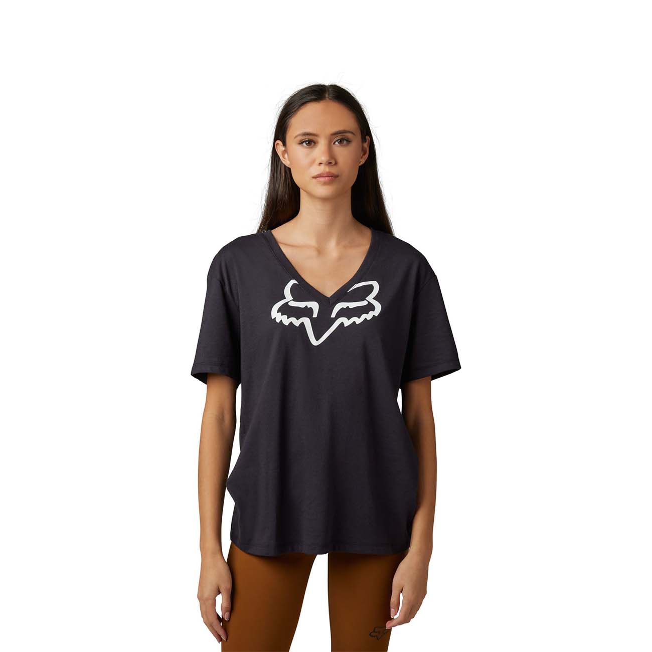 E-shop FOX Cyklistické tričko s krátkym rukávom - BOUNDARY LADY - čierna