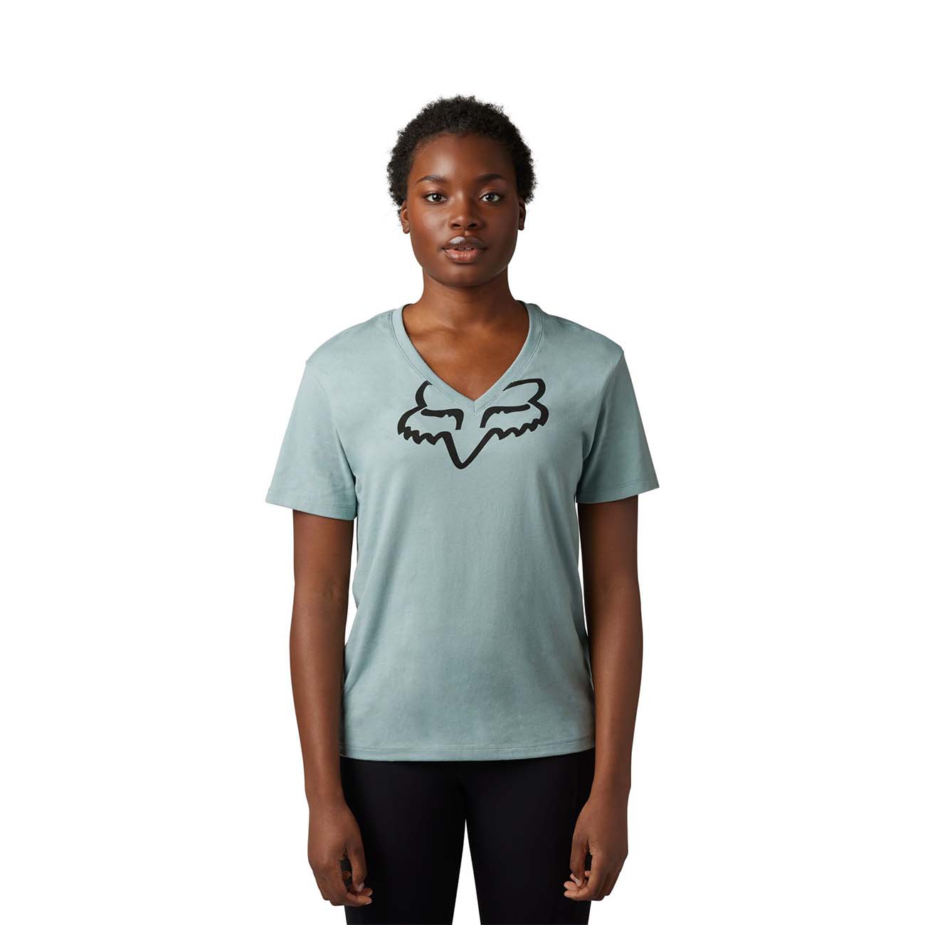 E-shop FOX Cyklistické tričko s krátkym rukávom - BOUNDARY LADY - modrá