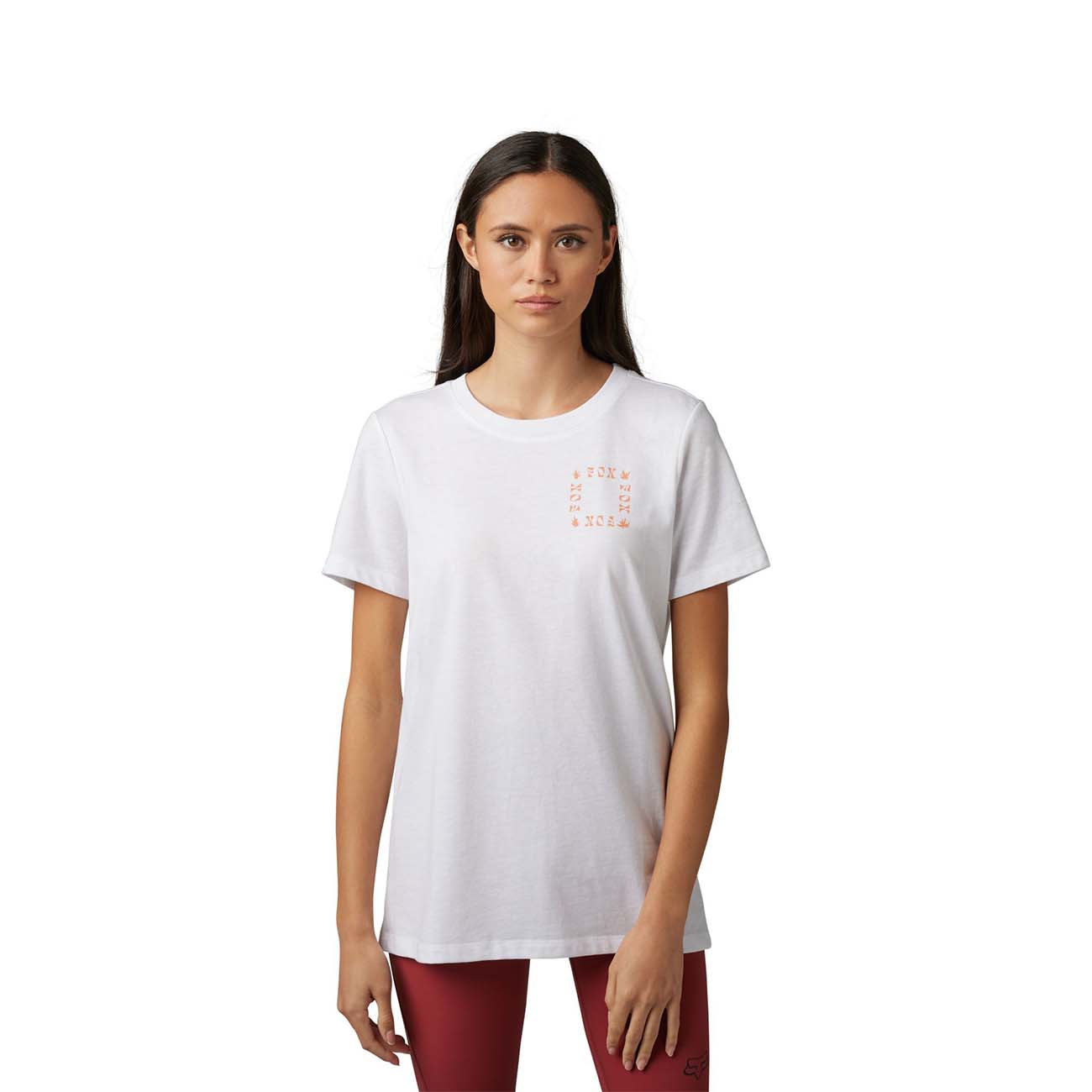 E-shop FOX Cyklistické tričko s krátkym rukávom - HINKLEY LADY - biela