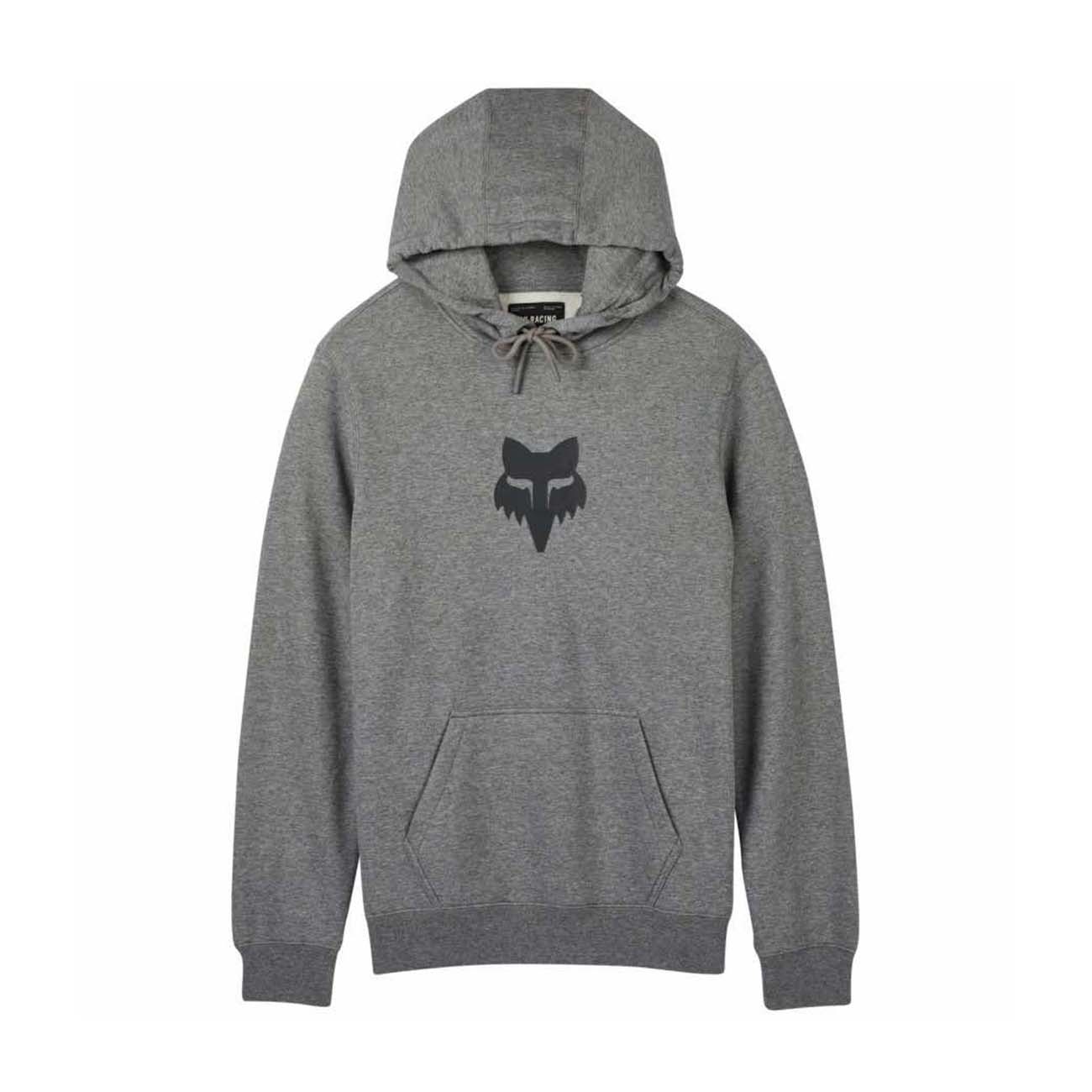 E-shop FOX Cyklistická mikina - FOX HEAD FLEECE PO - šedá