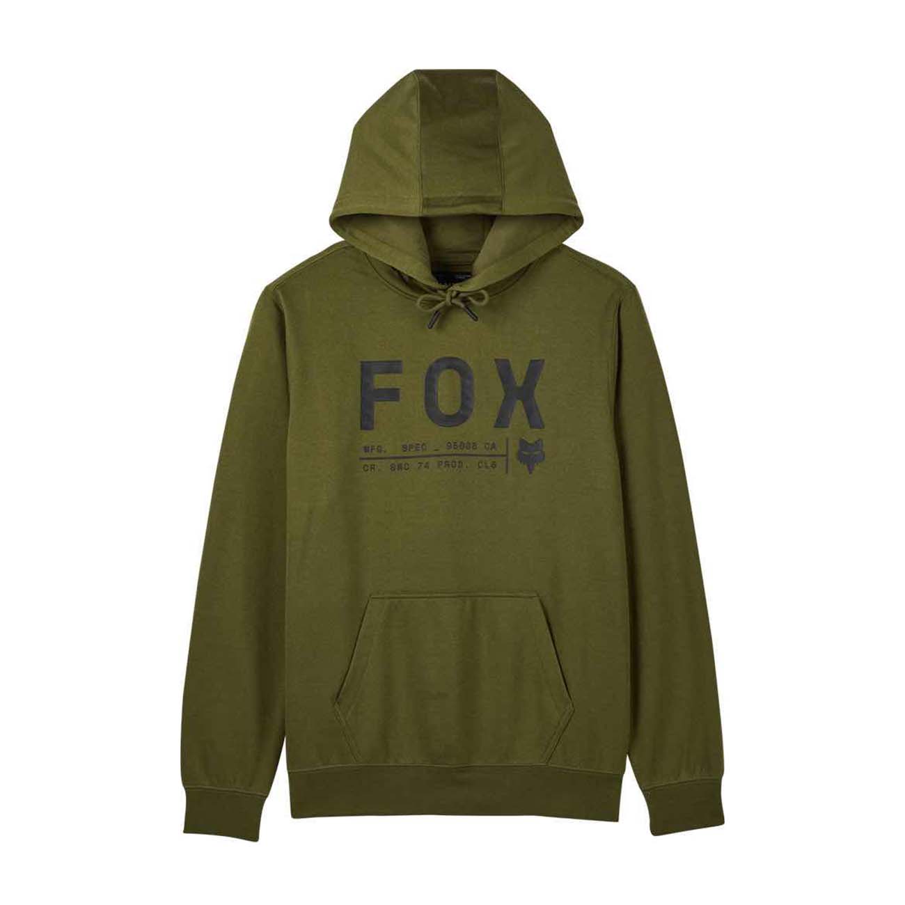 E-shop FOX Cyklistická mikina - NON STOP FLEECE PO - zelená