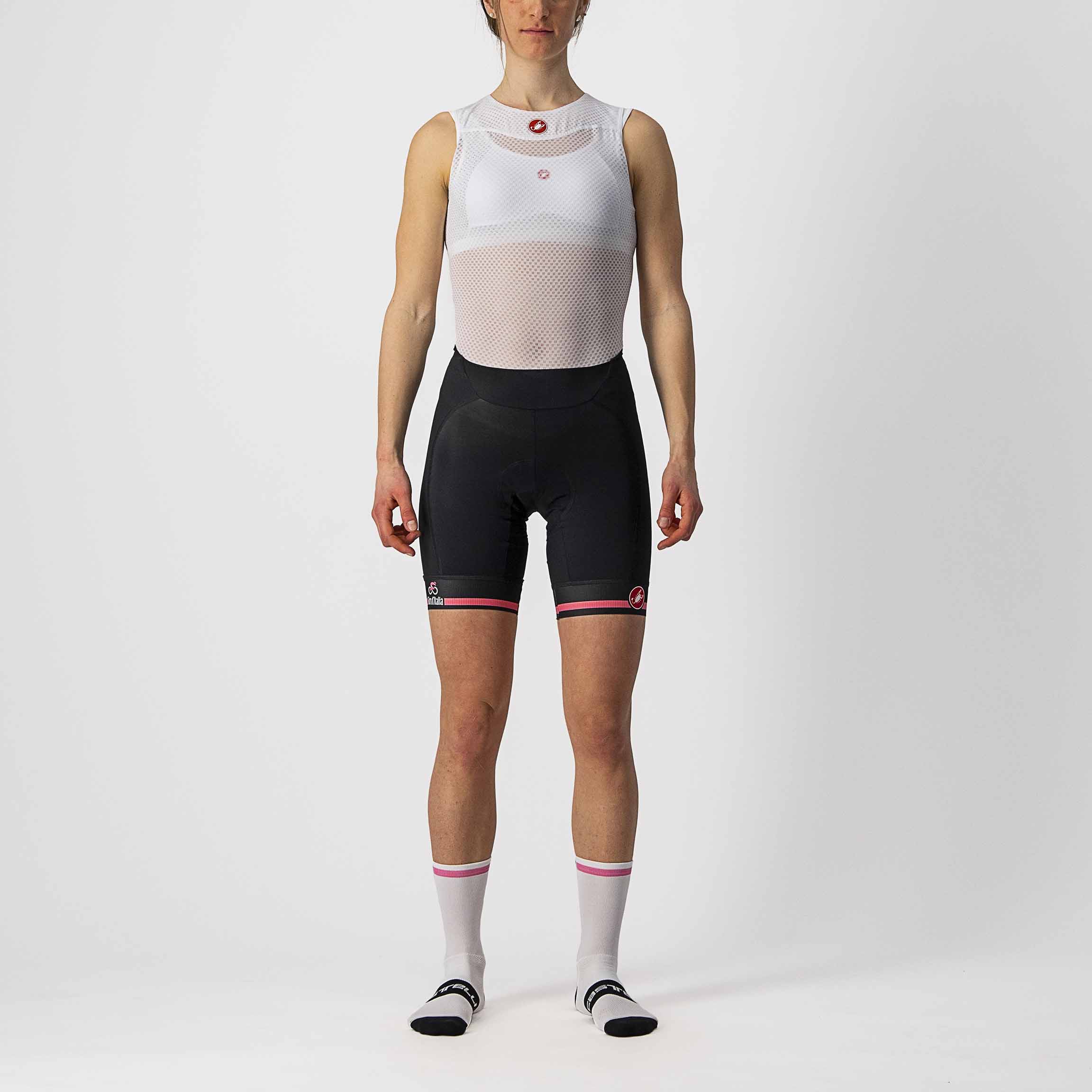 
                CASTELLI Cyklistické nohavice krátke bez trakov - GIRO D\'ITALIA 2024 W - ružová/čierna XL
            