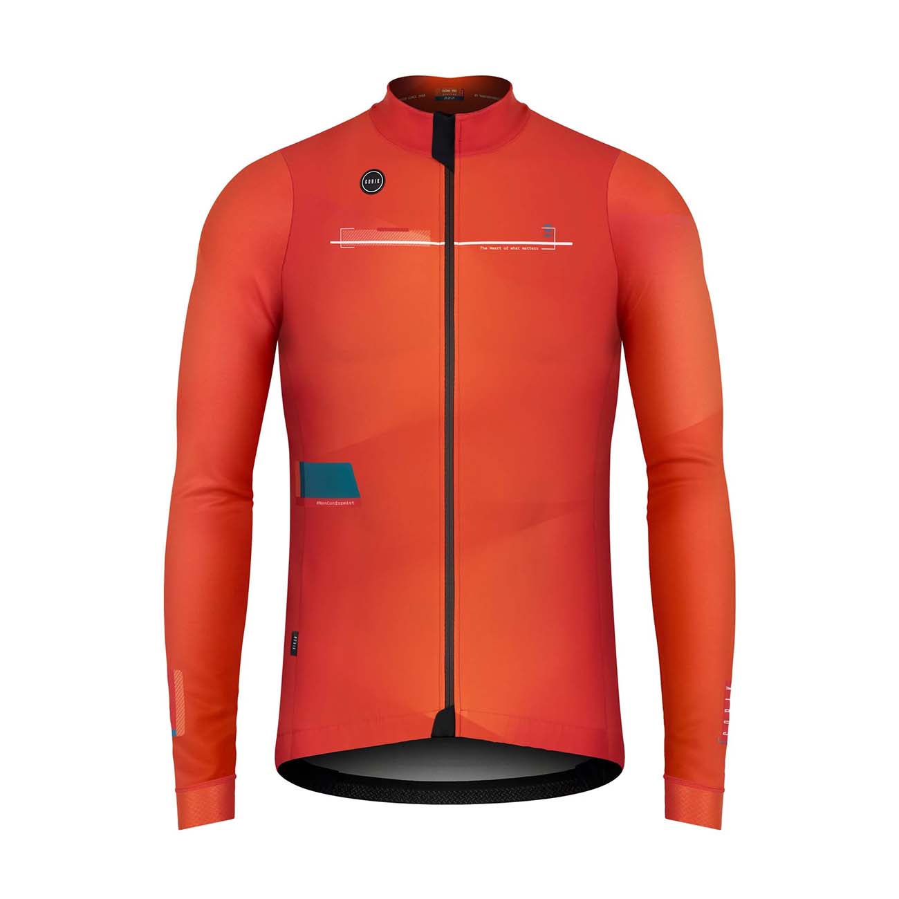 E-shop GOBIK Cyklistická zateplená bunda - SKIMO PRO THERMAL - oranžová