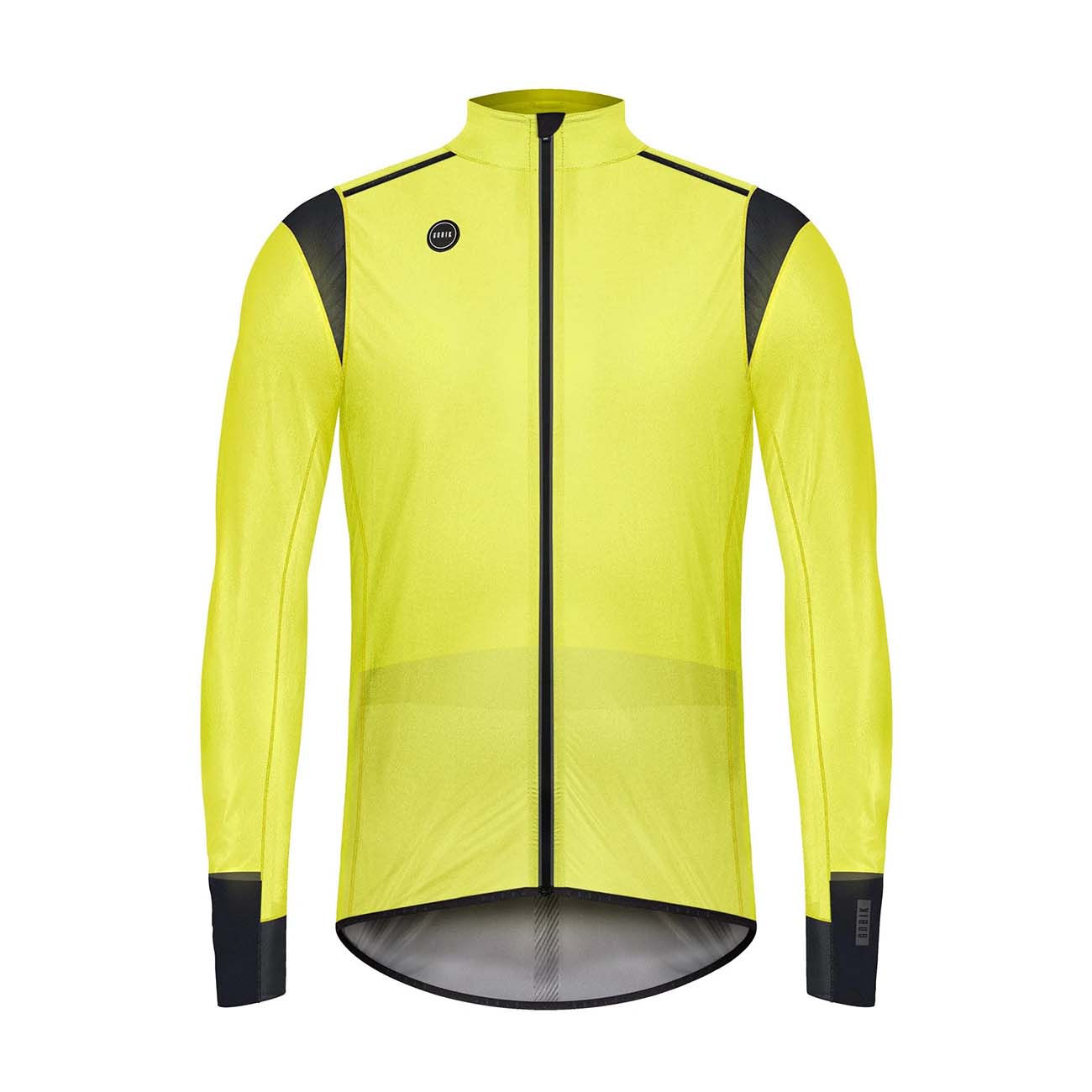 E-shop GOBIK Cyklistická vodeodolná pláštenka - PLUVIA - čierna/žltá L
