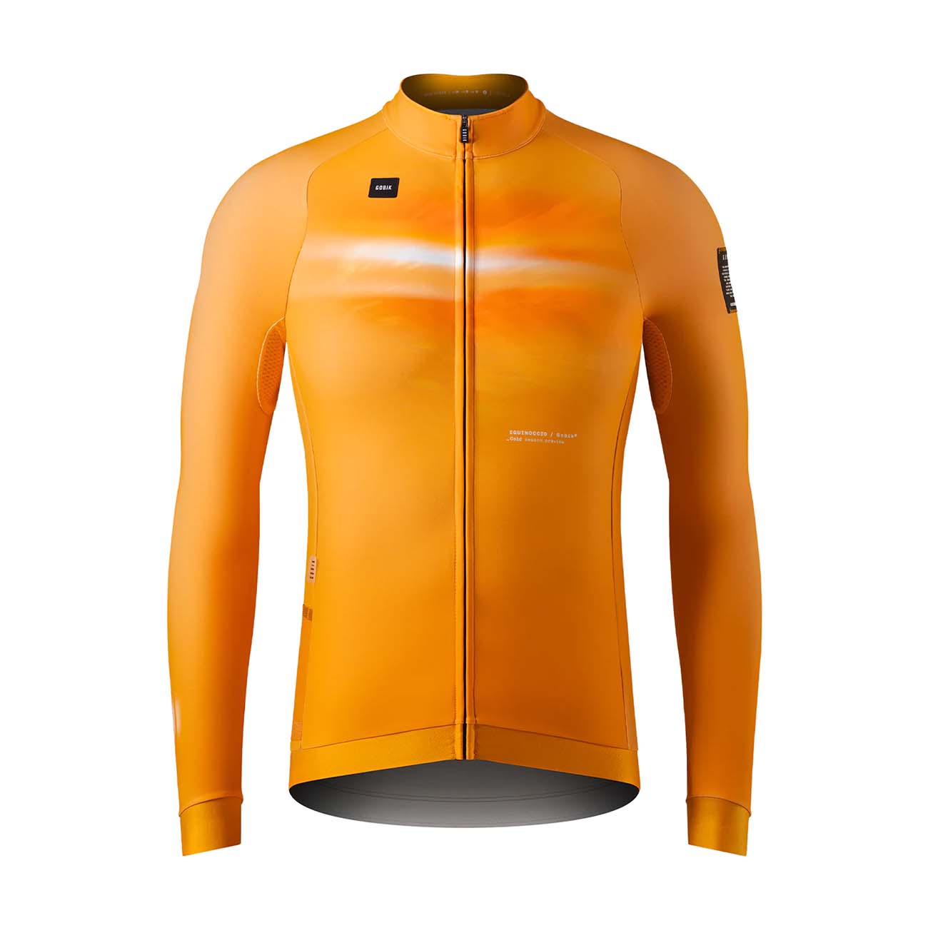 
                GOBIK Cyklistický dres s dlhým rukávom zimný - HYDER - oranžová L
            