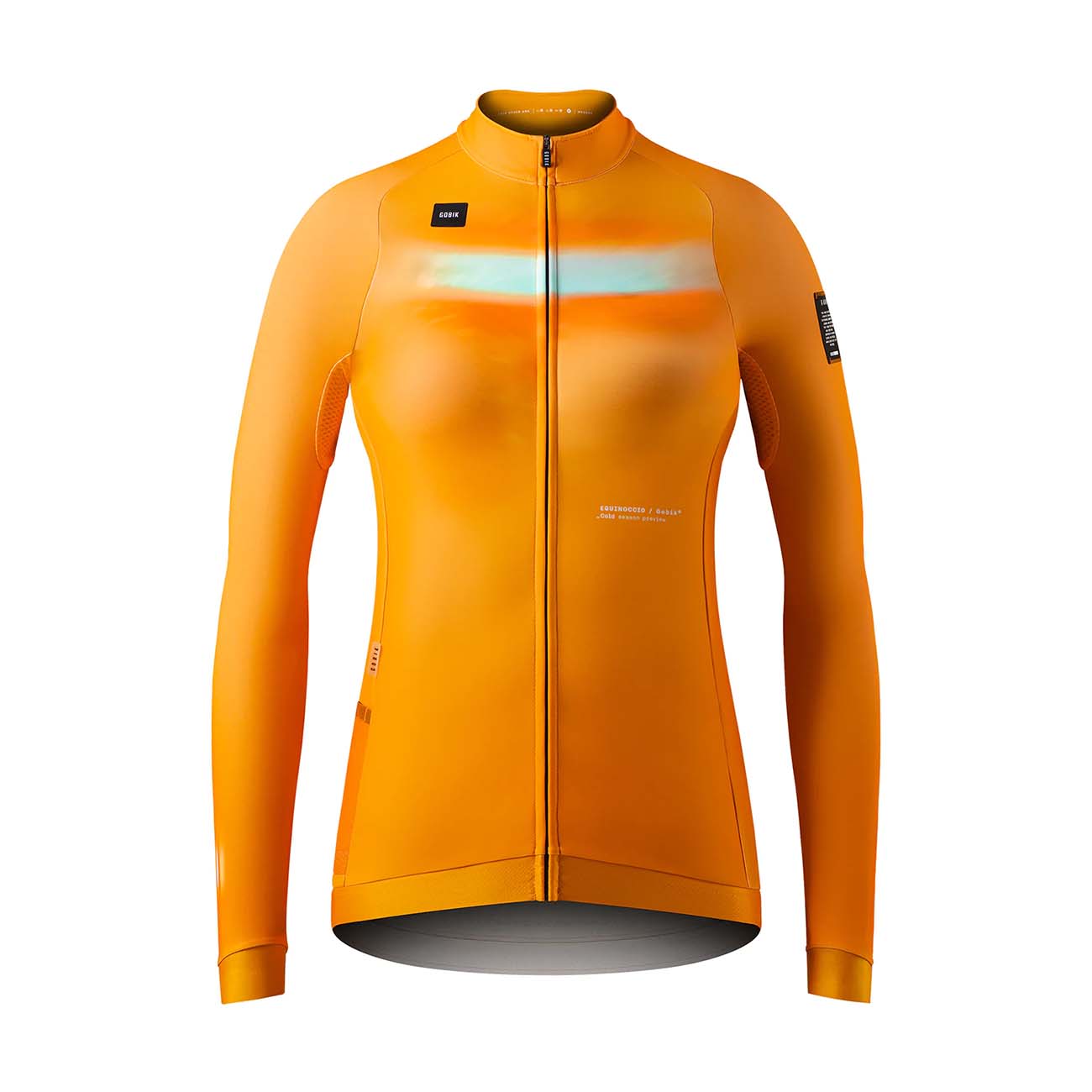 
                GOBIK Cyklistický dres s dlhým rukávom zimný - HYDER LADY - oranžová XS
            