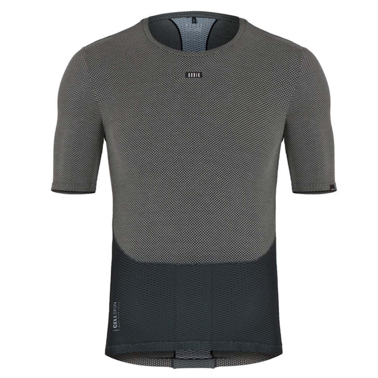 
                GOBIK Cyklistické tričko s krátkym rukávom - CELL SKIN - čierna/šedá M
            