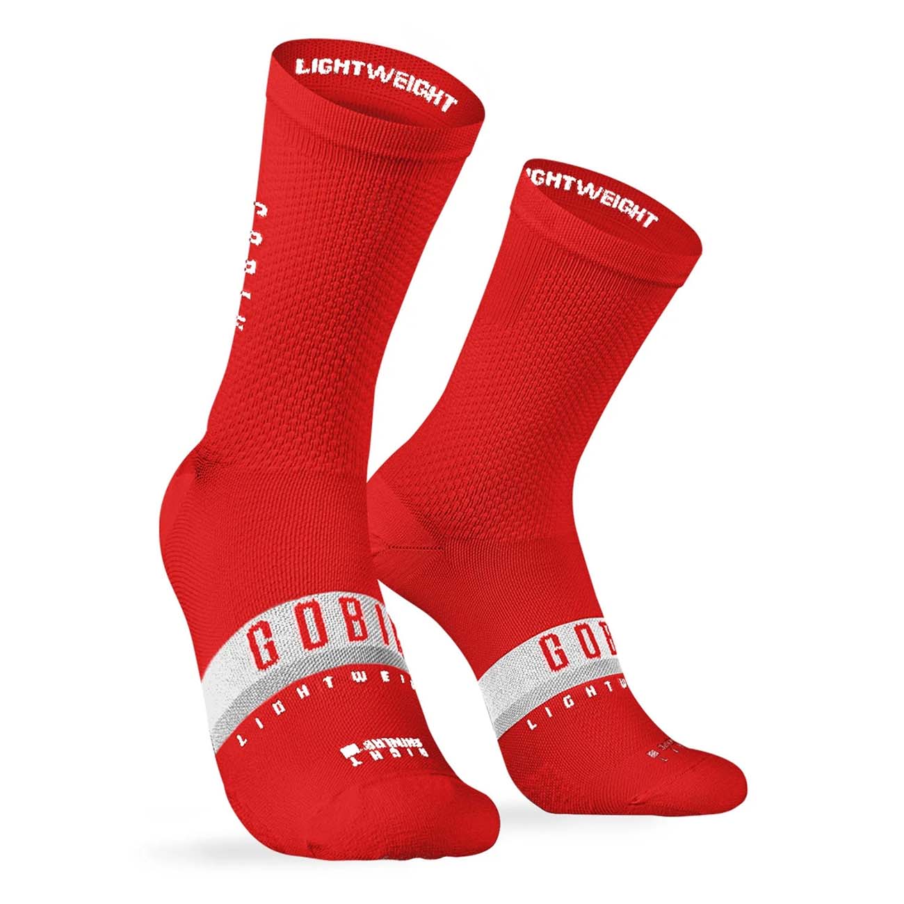
                GOBIK Cyklistické ponožky klasické - LIGHTWEIGHT - červená L-XL
            