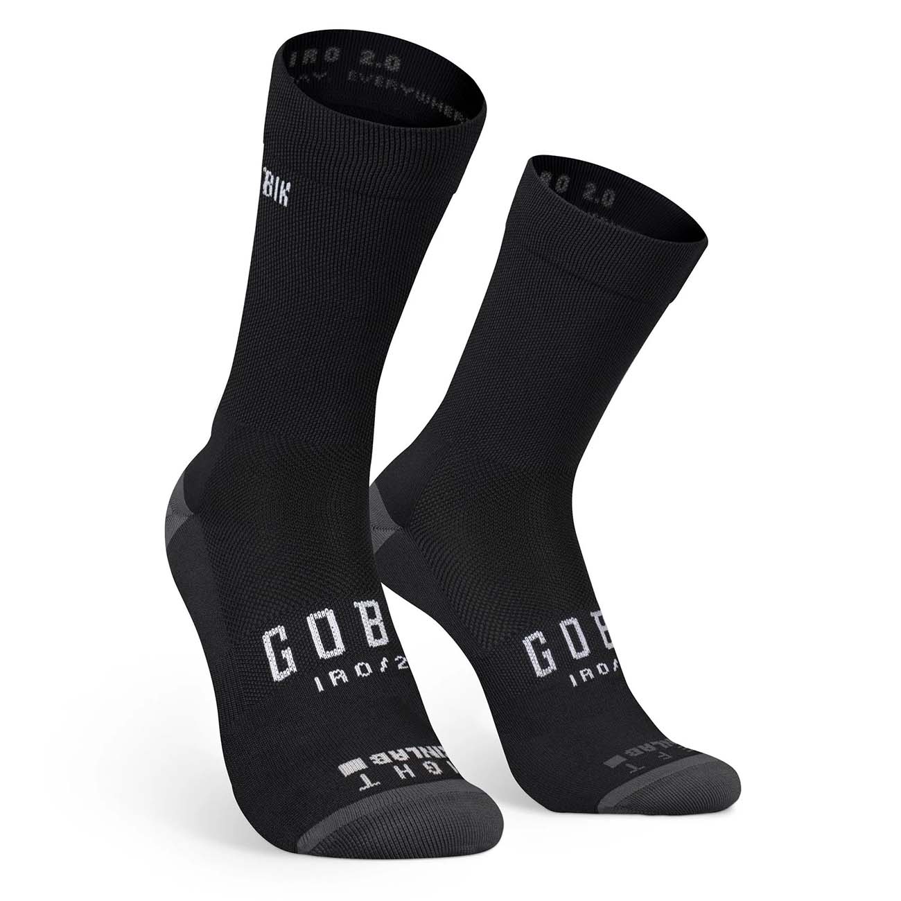 
                GOBIK Cyklistické ponožky klasické - IRO 2.0 - čierna L-XL
            