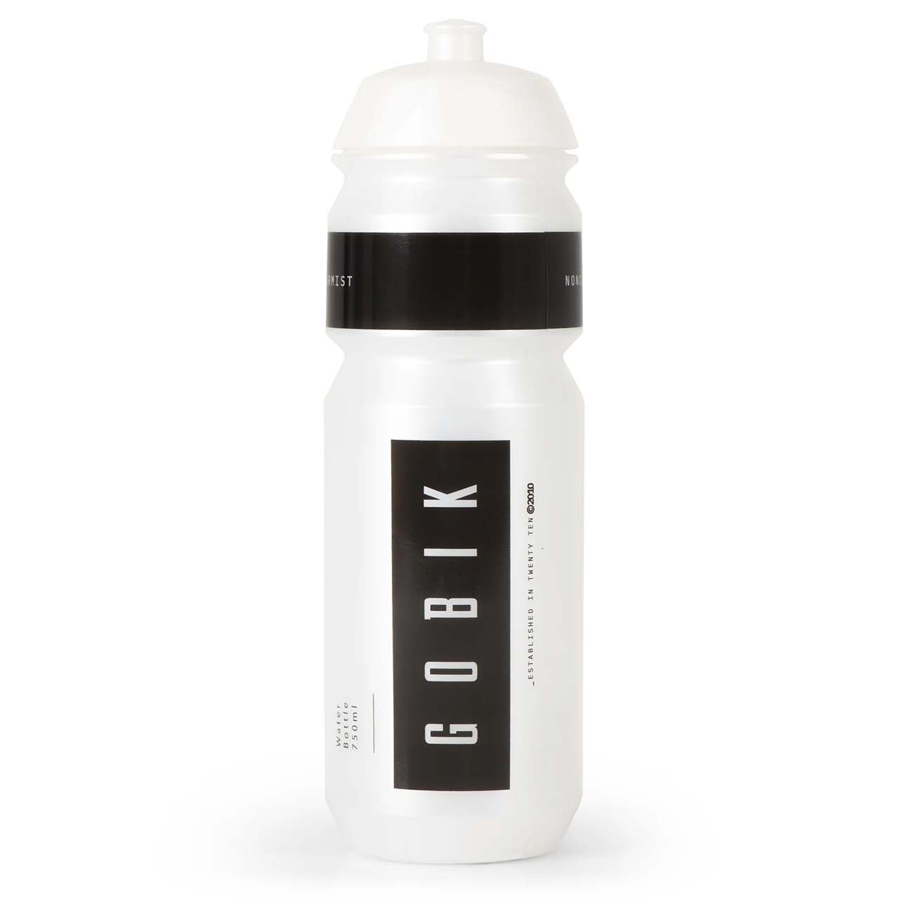 E-shop GOBIK Cyklistická fľaša na vodu - SHIVA - čierna/biela
