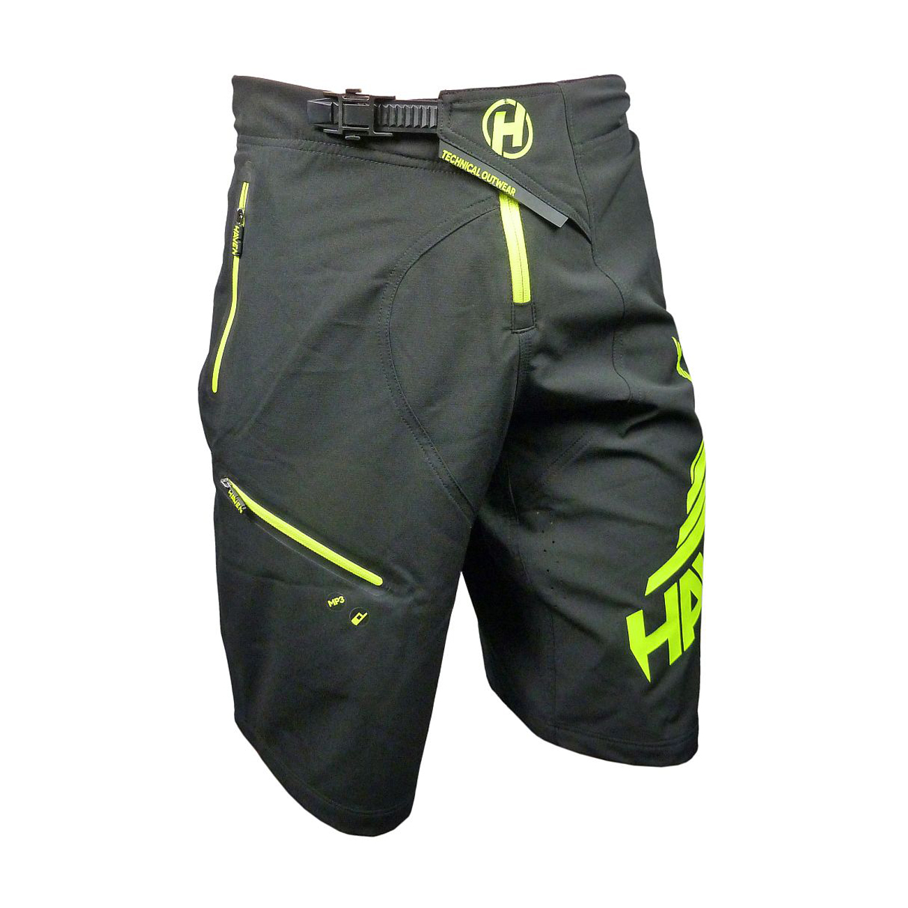 
                HAVEN Cyklistické nohavice krátke bez trakov - ENERGIZER - čierna XL
            